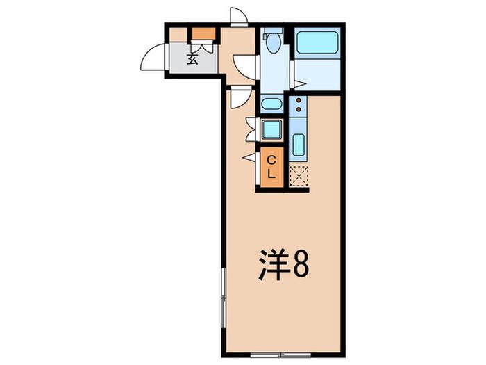 ブランシェ大森山王(ワンルーム/2階)の間取り写真