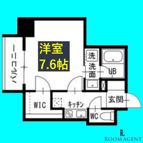 コンフォート新栄(1K/6階)の間取り写真
