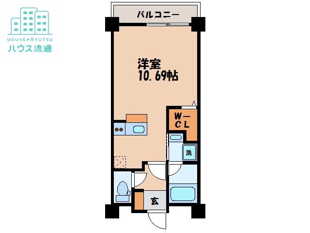 アン プレジール(1K/5階)の間取り写真