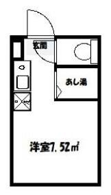 アーバンプレイス東高円寺V(ワンルーム/1階)の間取り写真