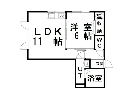 07レジェンド(1LDK/2階)の間取り写真