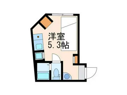 HJ PLACE 初台南(ワンルーム/2階)の間取り写真