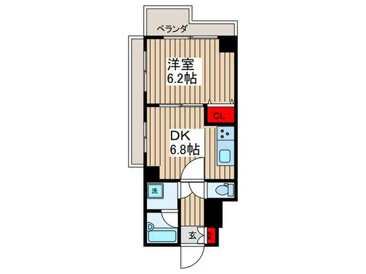 ハイネス亀戸 4階階 間取り