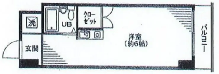 ラッスルリバー二子 3階階 間取り