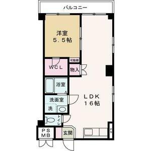 PERFECTLIFE姫路(1LDK/3階)の間取り写真