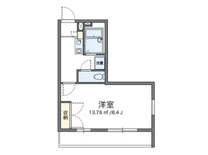 レオパレス杉(1K/1階)の間取り写真