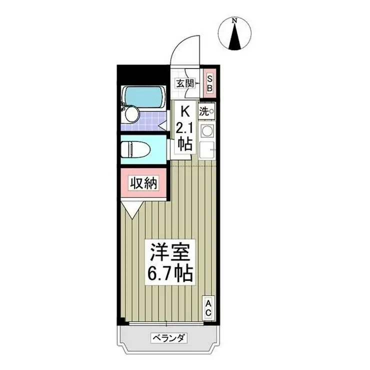 第3関根ビル 3階階 間取り