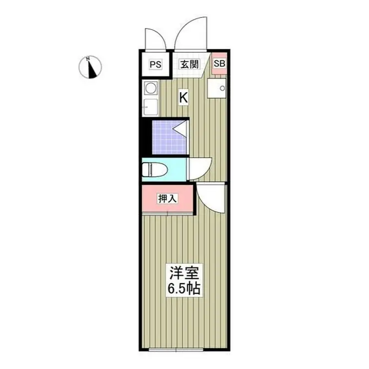 KSハイツ川越 1階階 間取り