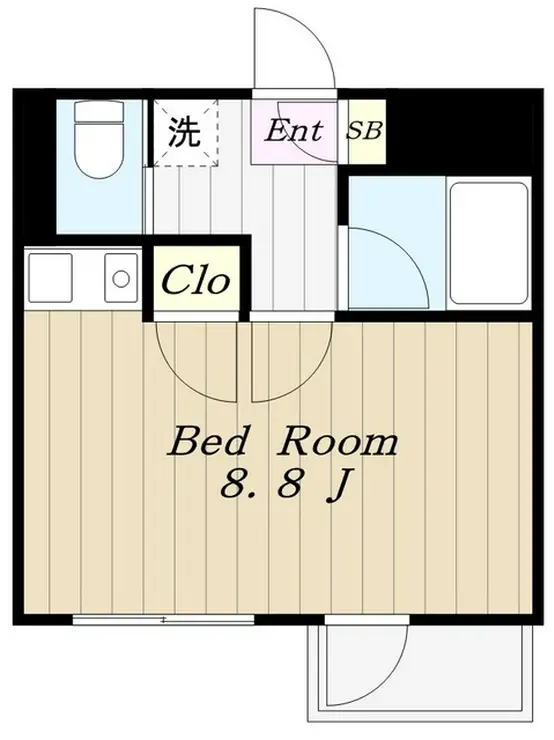 メインビル調布 3階階 間取り