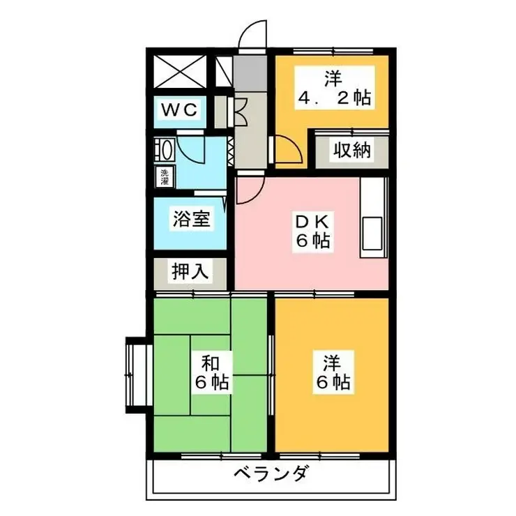 エミネンス北戸田 3階階 間取り