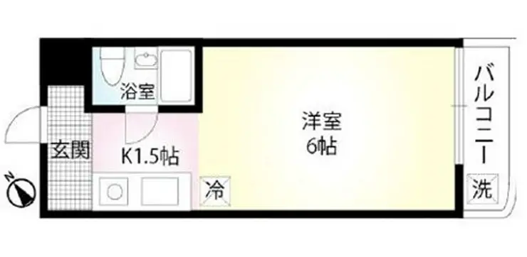 永谷ヒルプラザ六本木 3階階 間取り