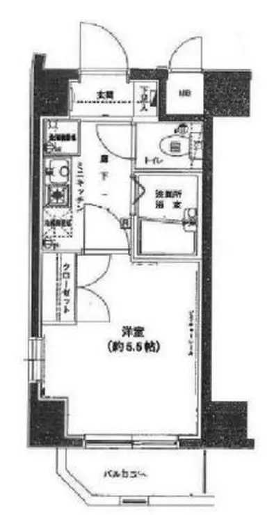 エクセリア浜田山 7階階 間取り