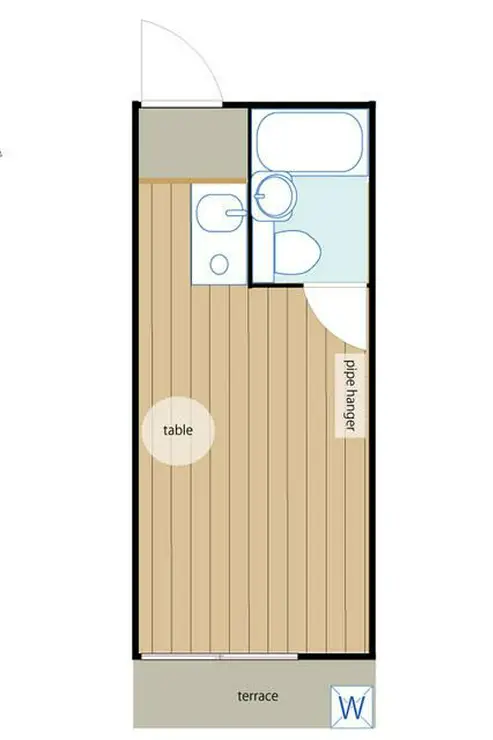 メゾン・ド・カナリ 1階階 間取り