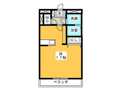 ＪＲ御殿場線 大岡駅(静岡) 徒歩23分 3階建 築22年(ワンルーム/3階)の間取り写真