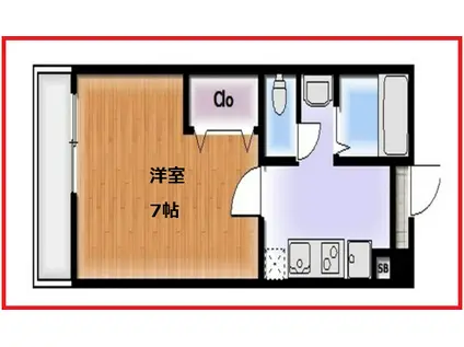 グラシア(1K/2階)の間取り写真