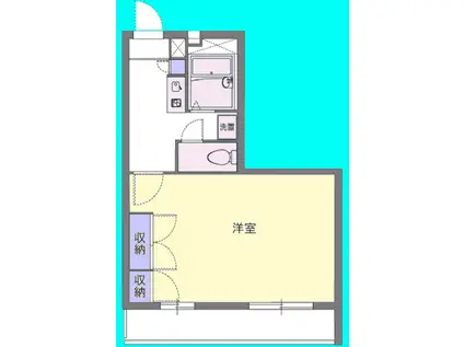 ＪＲ東海道本線 西岐阜駅 徒歩24分 2階建 築29年(1K/2階)の間取り写真