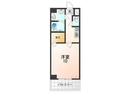 サムティ塚口レジデンス(1K/2階)の間取り写真