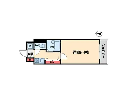 エステムコート大阪城南(1K/10階)の間取り写真