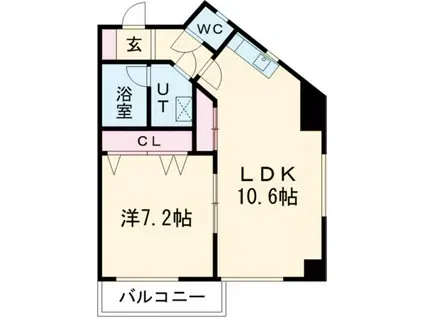 阪急京都線 桂駅 バス乗車時間：14分 最寄りバス停で下車 徒歩1分 4階建 築17年(1LDK/2階)の間取り写真