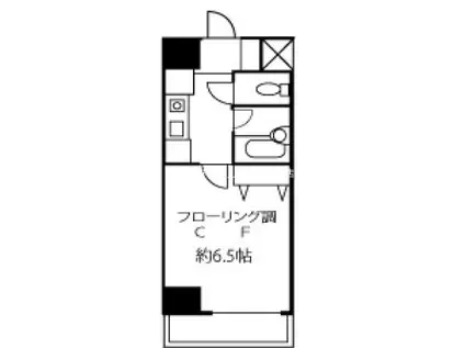 ラフィーネ本郷(1K/4階)の間取り写真