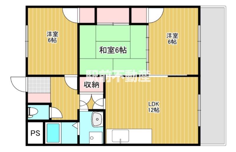 エテルナエーカーズ(3LDK/3階)の間取り写真