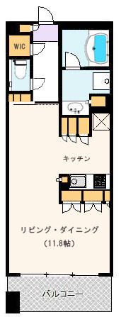 ガリレオ新町(1K/7階)の間取り写真