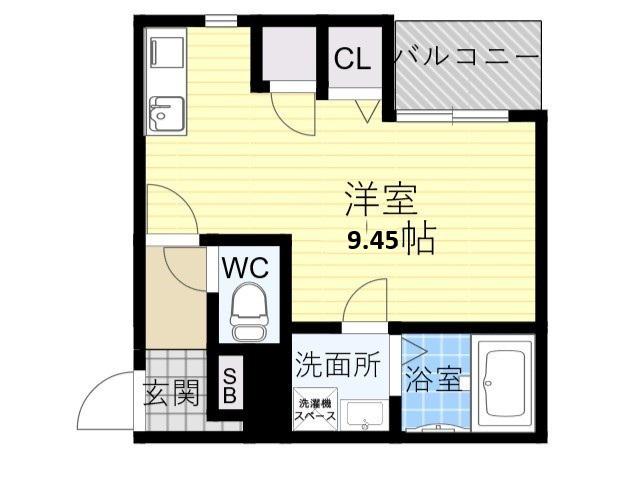 アート鶴見(1K/2階)の間取り写真