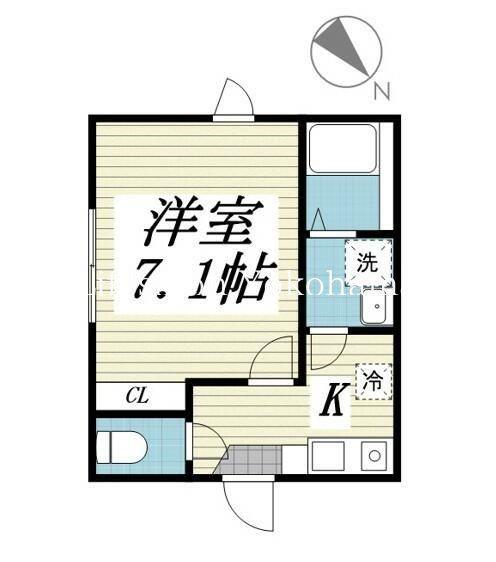 LE GRAND MAITA(1K/3階)の間取り写真