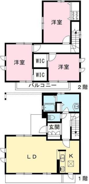 DAIKENN浜寺元町H(3LDK/1階)の間取り写真