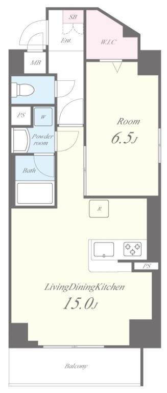 RE RESIDENCE(1LDK/3階)の間取り写真
