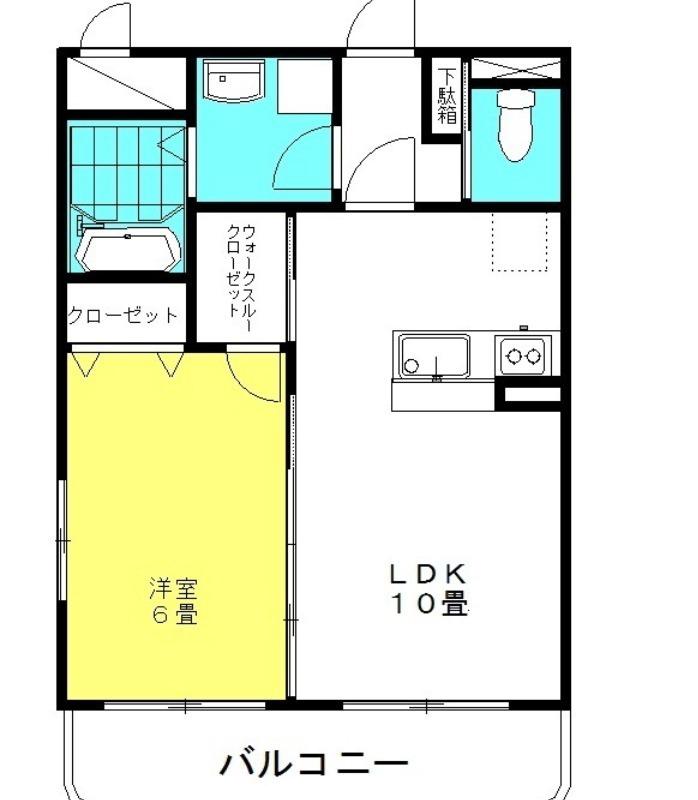 ラフェリアーナ・KISAKIII(1LDK/3階)の間取り写真