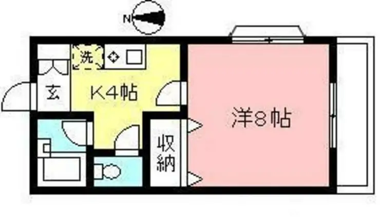 サニーハウス 1階階 間取り