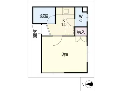 HKマンション大塚(1K/3階)の間取り写真