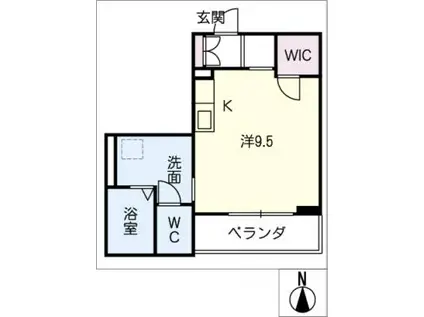 アミコートノリタケ(ワンルーム/3階)の間取り写真
