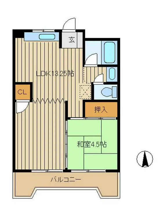 矢澤ハイツ 2階階 間取り