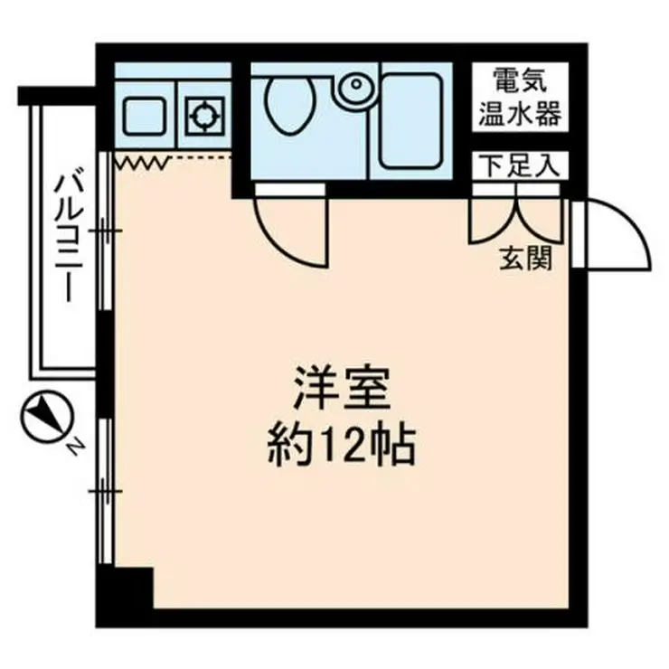 DIKマンション新橋 7階階 間取り