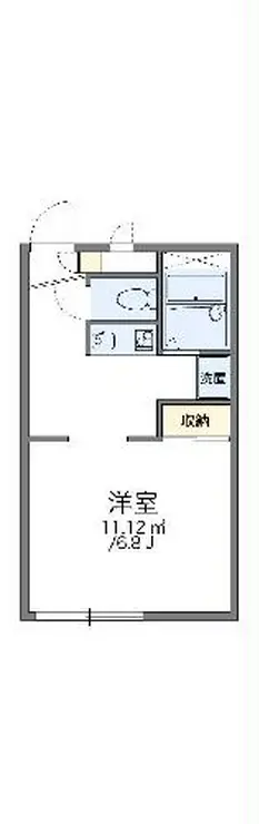 レオパレスウインドミル 2階階 間取り