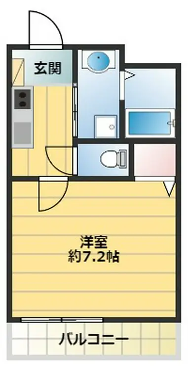 アンプルールフェール上永谷 3階階 間取り