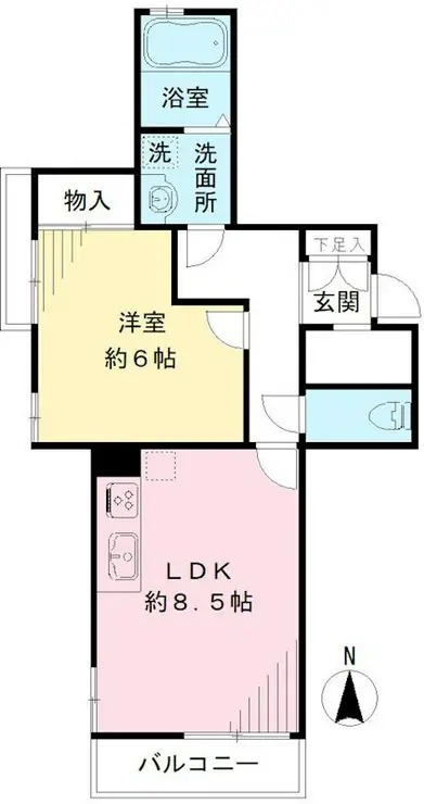 セレクトプラスワン 3階階 間取り
