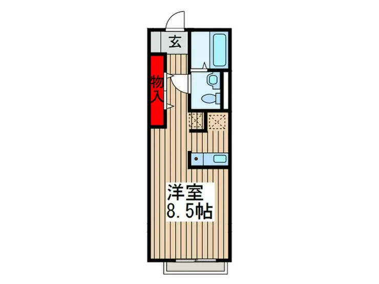 ルナハイツ 1階階 間取り
