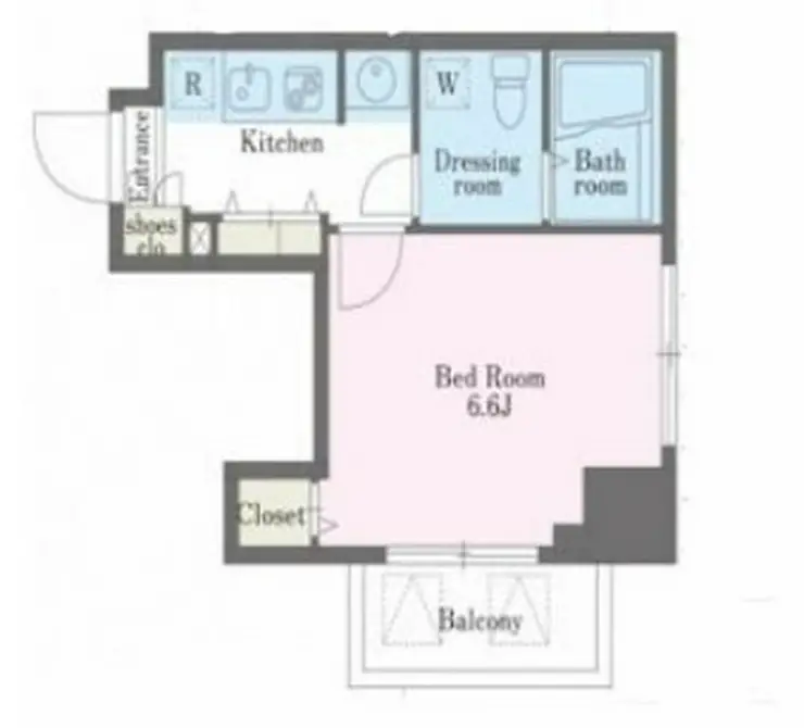 アジールコート西新宿 9階階 間取り