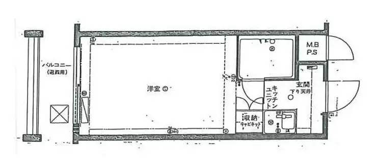 日本橋ロイヤルプラザ 7階階 間取り