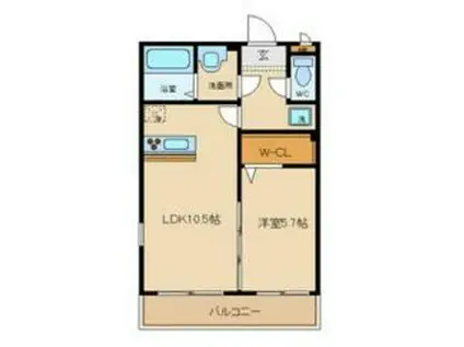 グランコンフォール(1LDK/3階)の間取り写真