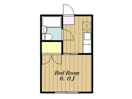 大原YSビル(1K/4階)の間取り写真