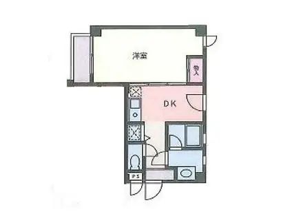 BCASA熊谷VRE-BORN(1DK/3階)の間取り写真