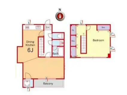 ムトウビル(1LDK/7階)の間取り写真