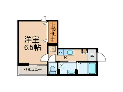 アーバンライフ津田沼(1K/3階)の間取り写真