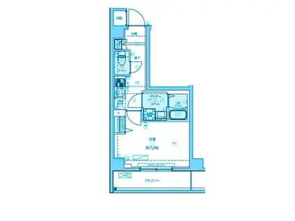 MAXIV 池上 GENOVIA SKYGARDEN(1K/5階)の間取り写真