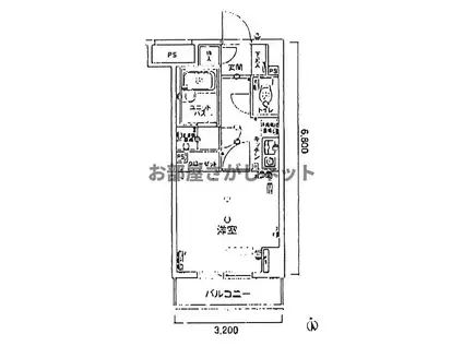 スカイコート本郷東大前壱番館学生・社会人にオススメ(1K/2階)の間取り写真