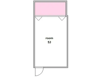 滝口アパート(ワンルーム/2階)の間取り写真